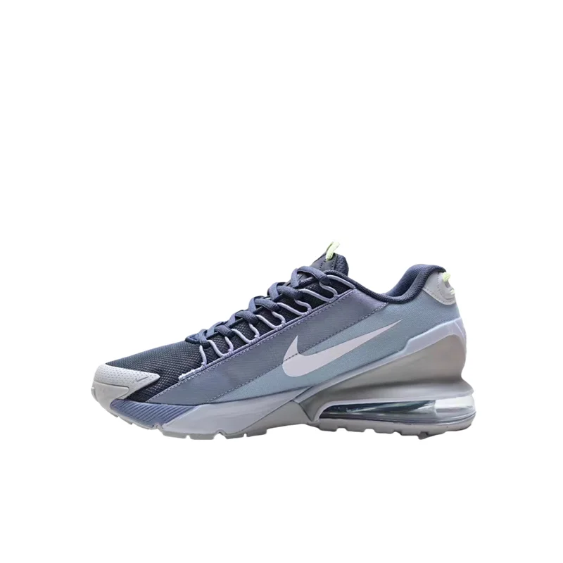 Nike Air Max Pulse Sport Fashion Shock Absorbent Wear Resistant Low Cut Life Leisure Running Shoes for Men Blue and White