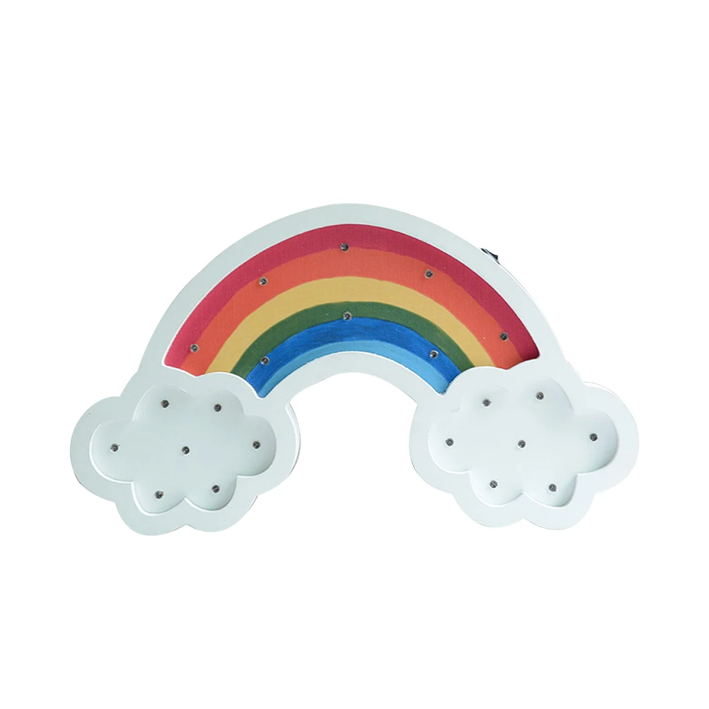 

Light Rainbow Wood Lamp Rainbow Wall Lamp LED Light Rainbow Rainbow Hanging