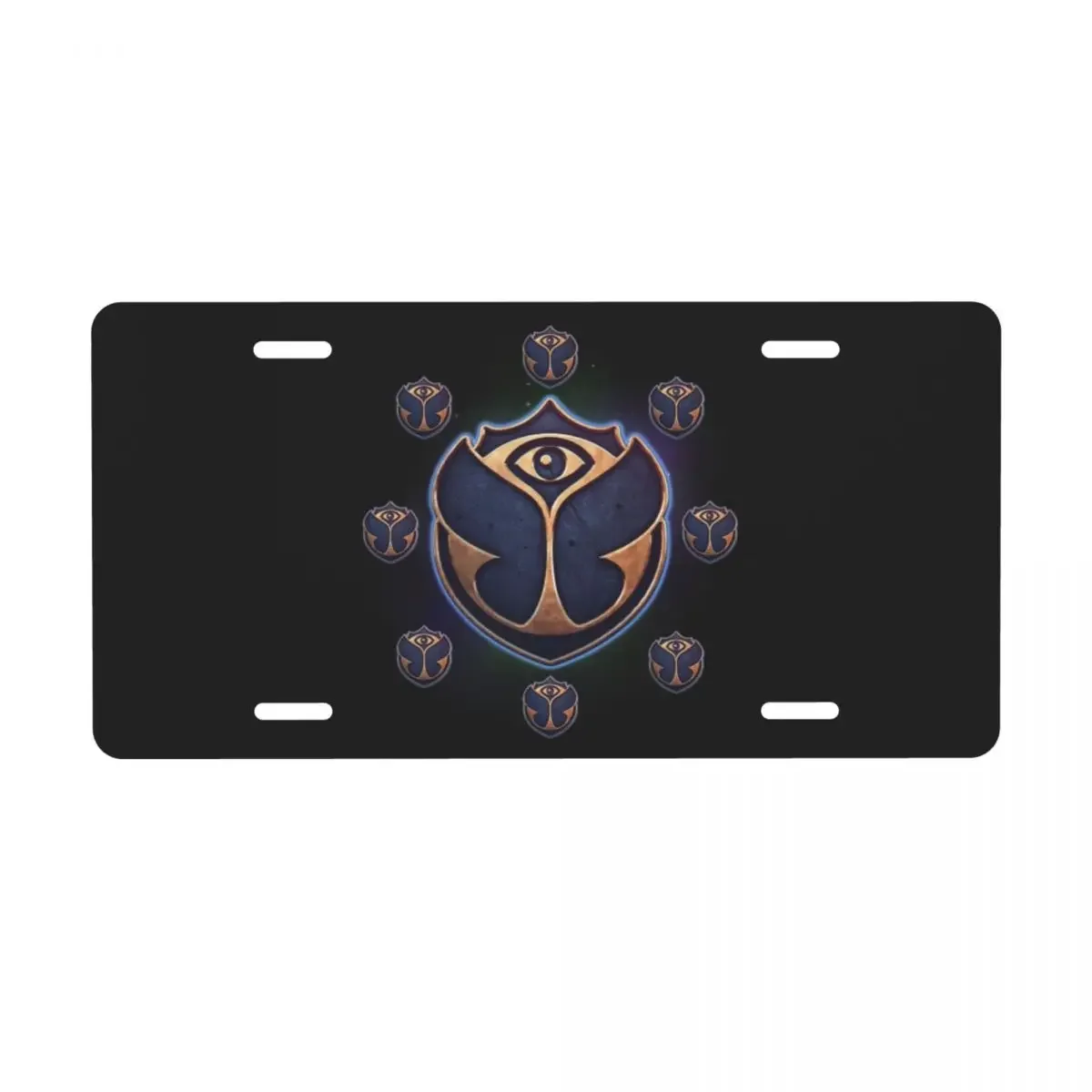 Tomorrowland Logo License Plate Music Festival Decorative Car Front License Plate Aluminum Metal Sign Vanity Tag