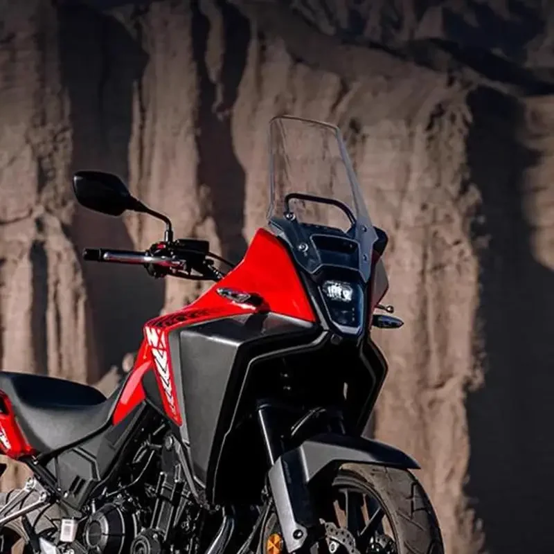 ينطبق على تعديل الزجاج الأمامي Honda NX400، وملحقات الزجاج الأمامي المرتفعة NX400، سميكة وشفافة