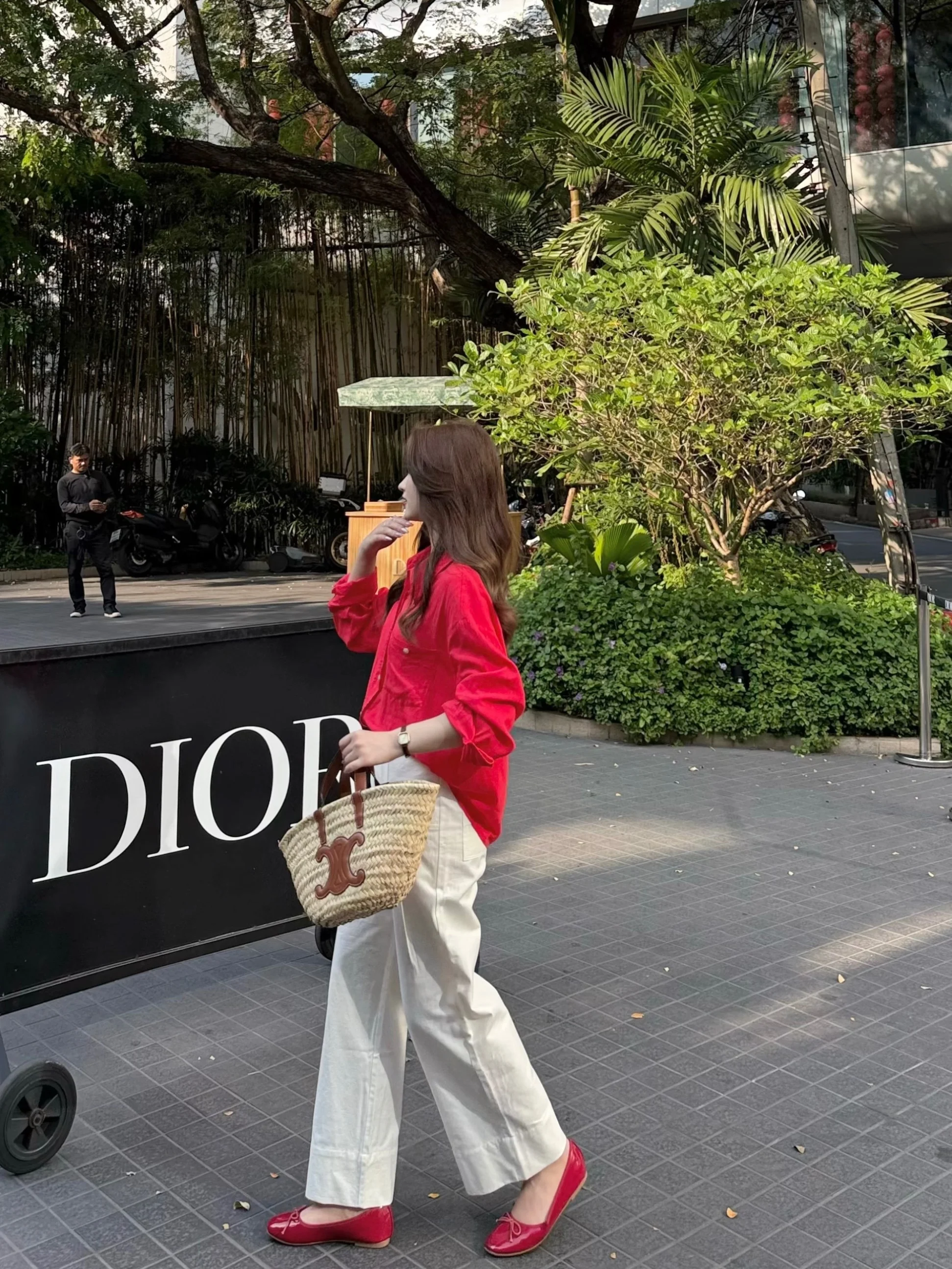 

Street Style Cotton Linen 9-Length Casual Pants High Waist Straight Leg Cuffed Commute Style Korean Fashion Spring New Arrival