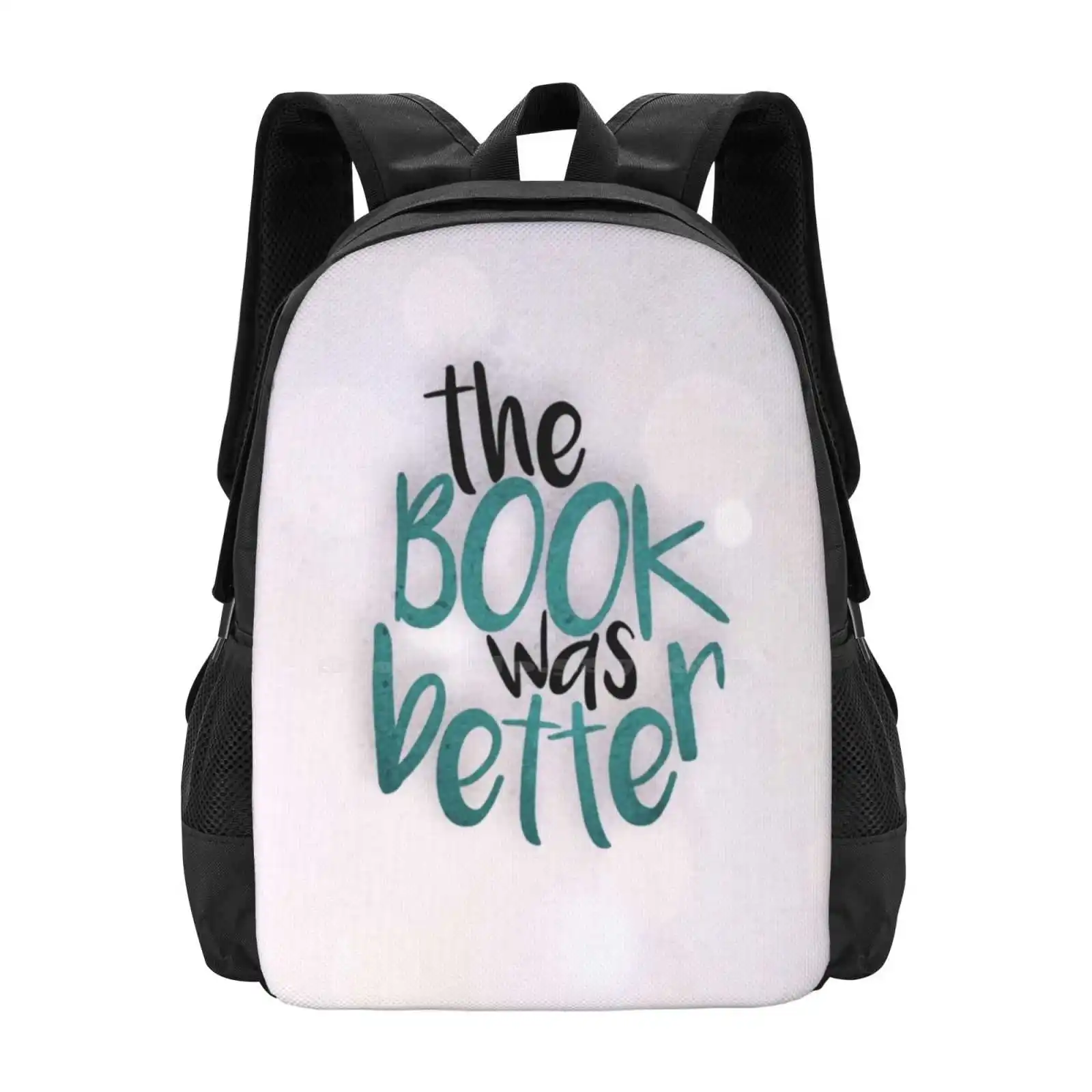 The Book Was Better Than My Life Tbh Pattern Design Laptop Travel School Bags Pjo Percy Jackson Tmi The Mortal Instruments