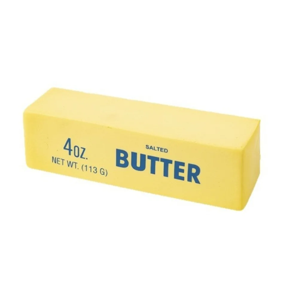 Super Soft Cheese Butter Stick Squeeze Stress Relief Slow Rising Simulation Food Fidget Hand Relaxation Stick Fidget Adults