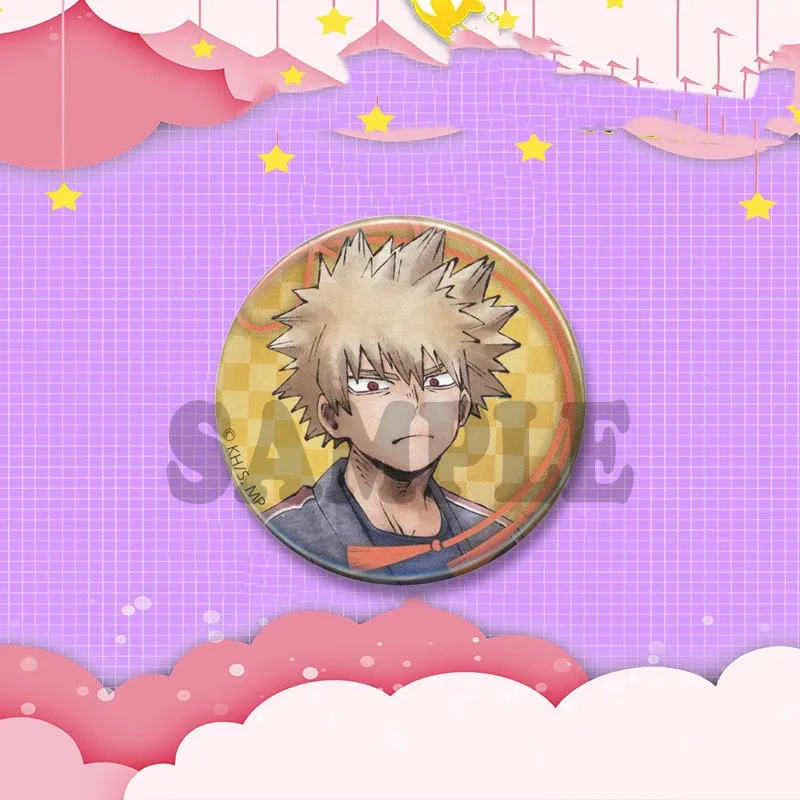 Cartoon Charakter Katsuki Bakugo Taste Brosche Kreative Anime Emaille Pins für Rucksack Kleidung Zubehör Abzeichen Schmuck Geschenke