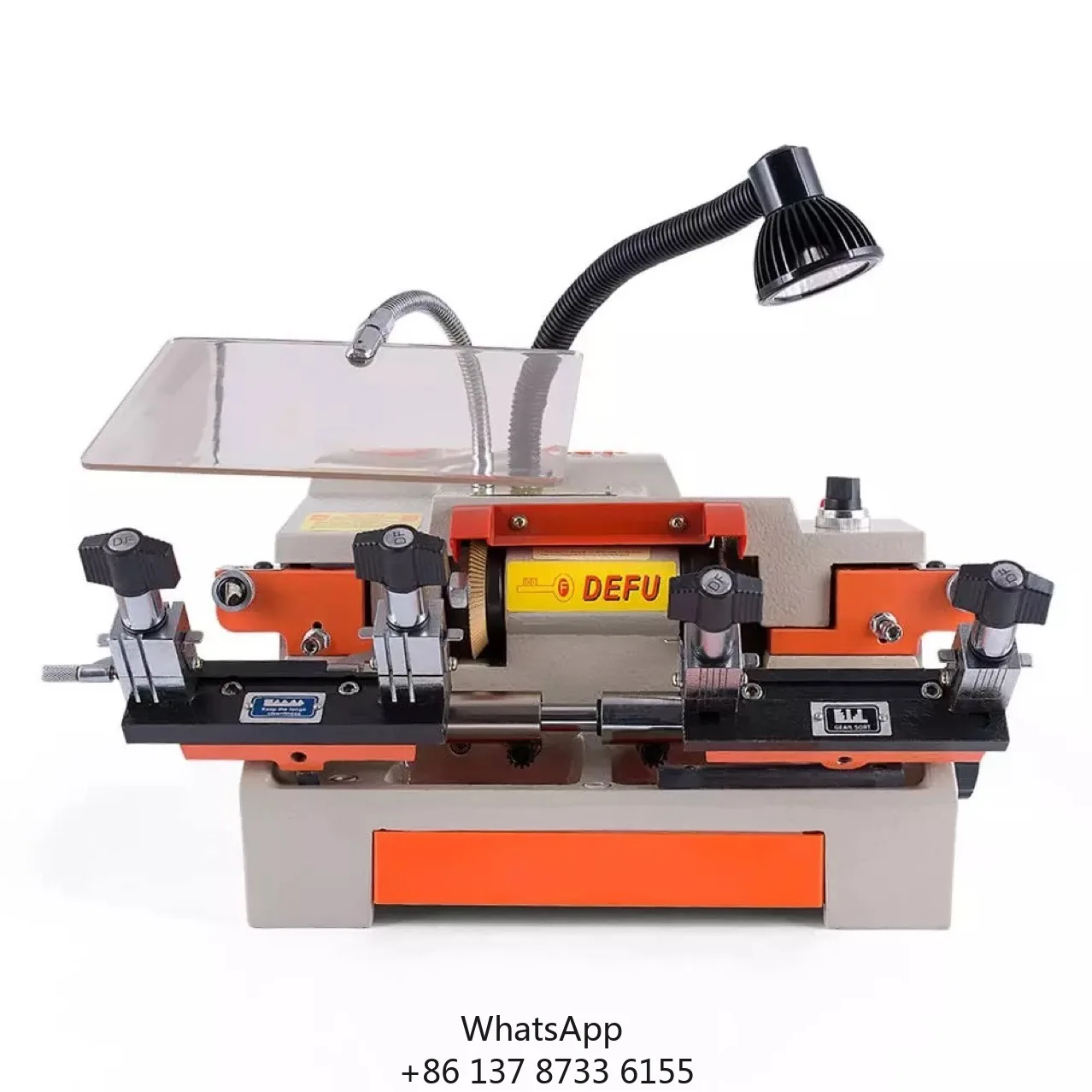 High-End 100E1 Defu Df Key Cutting Machine Automatic Double-Headed Multi-Function Steel & Metal Key Duplicating Machine