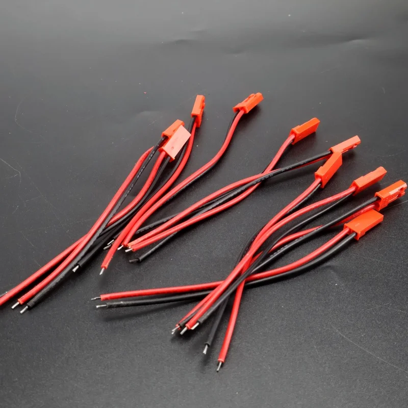 สายเชื่อมต่อ JST แบบ 2 ขา 5 คู่ ตัวผู้-ตัวเมีย สำหรับอะแดปเตอร์แบตเตอรี่ RC BEC เฮลิคอปเตอร์ DIY FPV โดรน ควอดคอปเตอร์