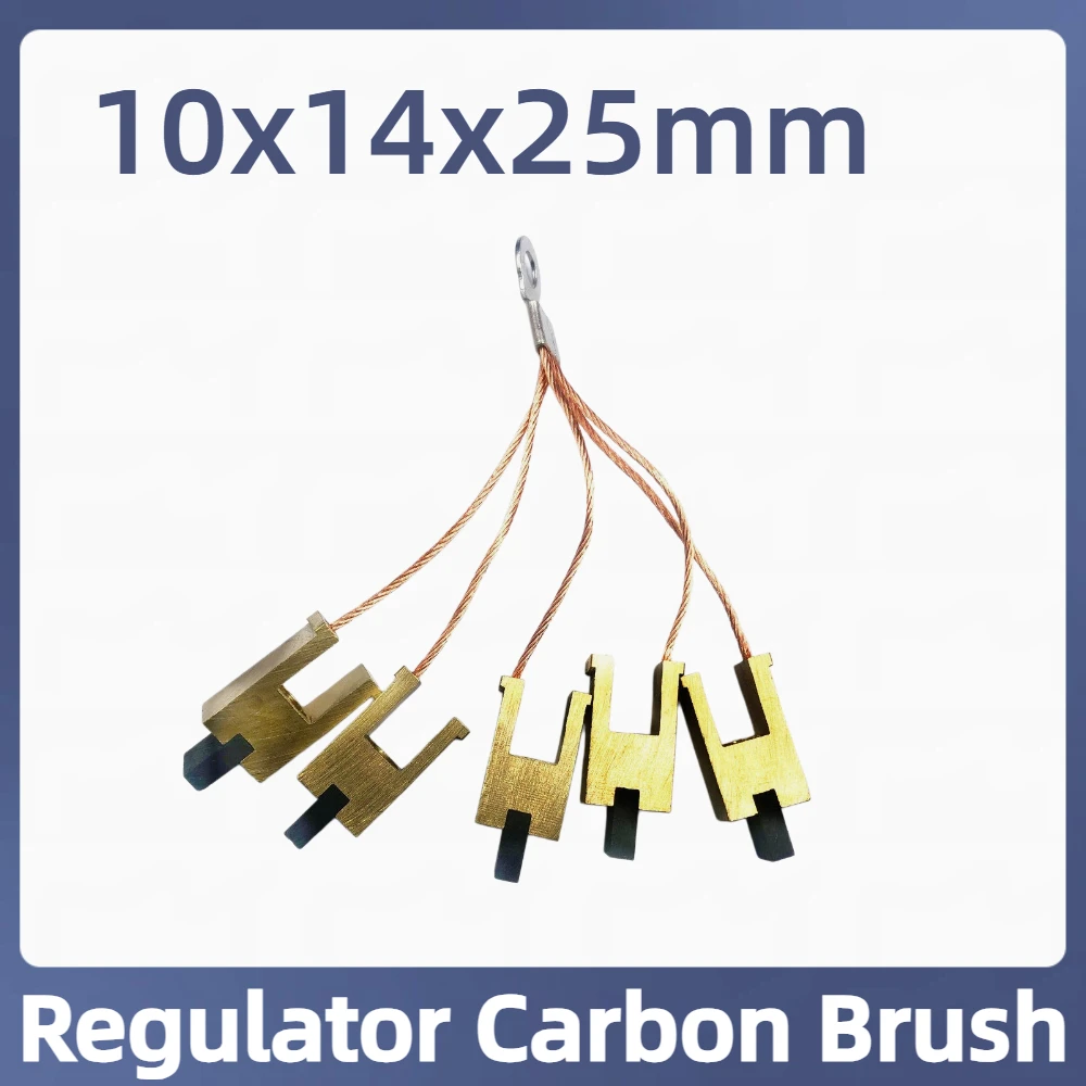 Voltage regulator carbon brush 7*14*22 copper part size 10*14*25 quadruple quintuple