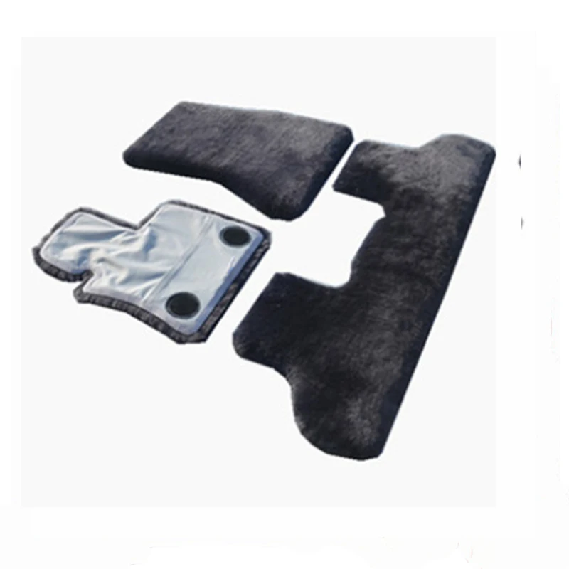 Full Set Luxury for Car Floor Mats 100% Australian Pure Lamb Wool Waterproof Non-slip 30mm Thick 3-Piece Model Range Rover