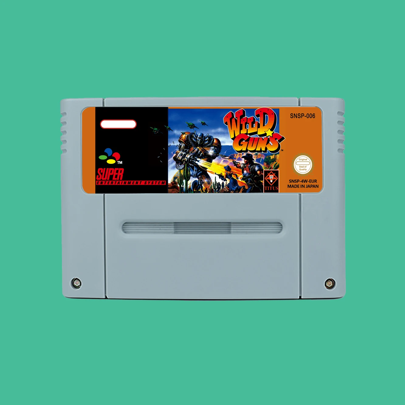 Action Game for Wild Guns  - USA or EUR version Cartridge available for SNES  Game Consoles - Image 2