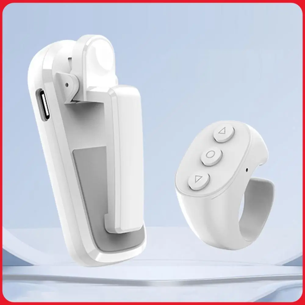 Remote Control Page Turners Lightweight Fingertip Ring RC Page Turners Multifunction Page Turner Clicker for Kindle & Tablet