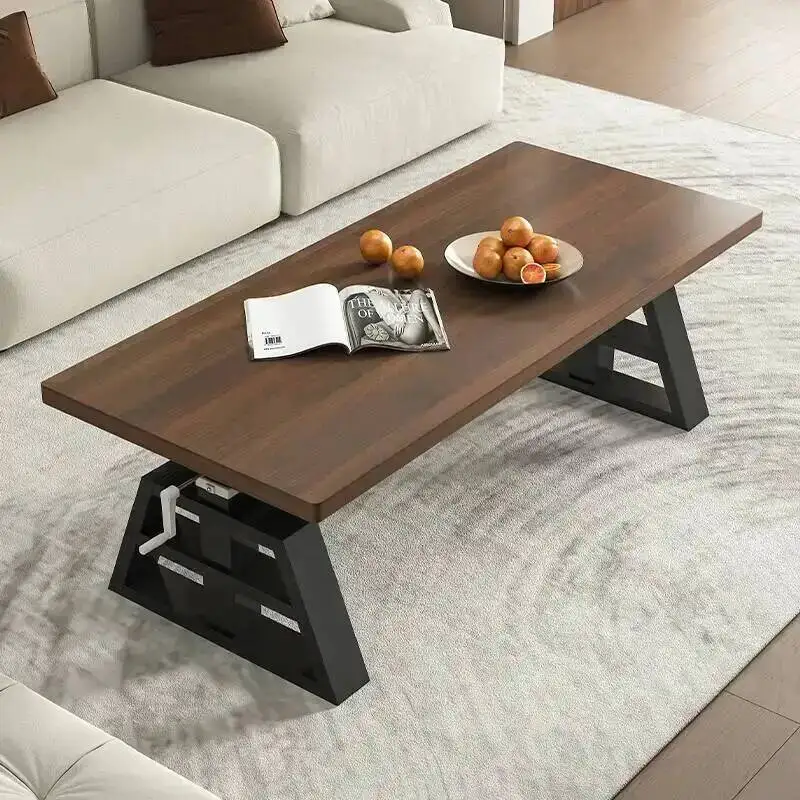 

Dinner Writing Coffee Table Drawers Minimalist Wood Modern Side Table Unique Standing Aesthetic Mesas Bajas Postmodern Furniture