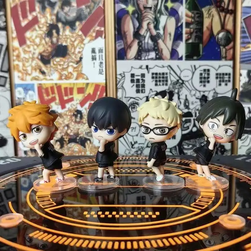 Haikyuu Gashapon jouets Hinata Shoyo Kageyama Tobio dites bonjour et se transforme pour introduce les uniformes modèles ornements