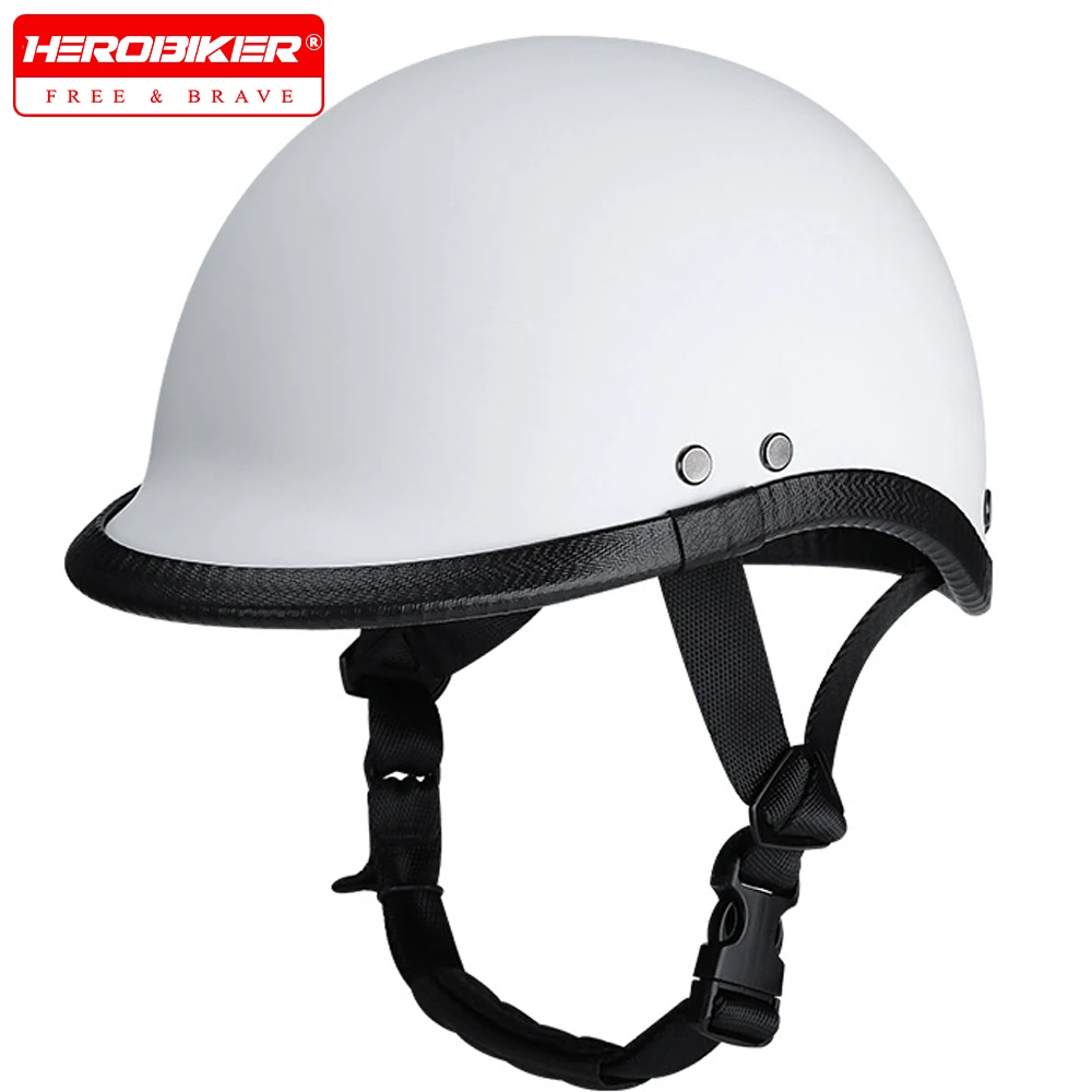 

Women Retro Breathable Helmet Motorcycle Riding Helmet Motocross Half Helmet Four Seasons Universal Helmet ABS Material