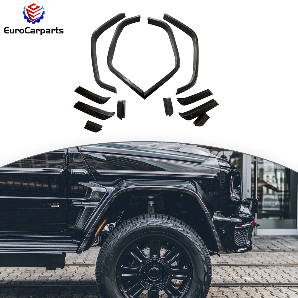 2019 Year Up G Class W464 W463A B700 B800 B900 Dry Carbon Fiber Wider Over Fenders Fender Flares Wheel Brow Wheel Arch