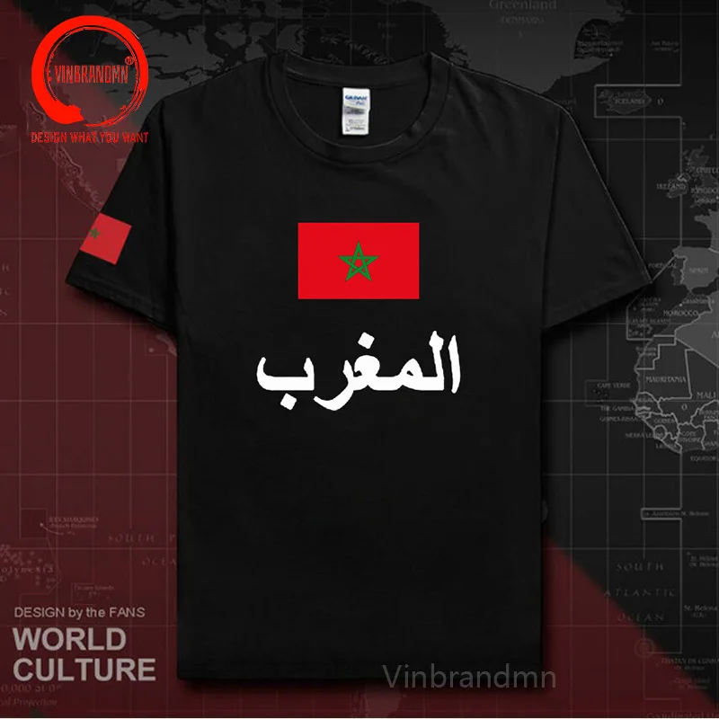 The Western Kingdom of Morocco Moroccan mens t shirts fashion 2022 nation team cotton t-shirt sporting clothing tees country MAR