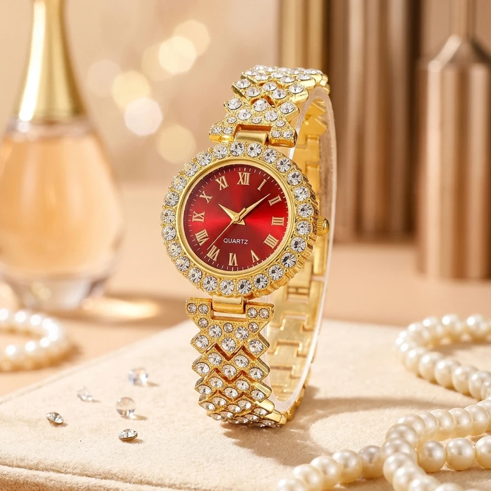 Women's Quartz Watch, Elegant and Stylish, with Adjustable Dial and Versatile Design