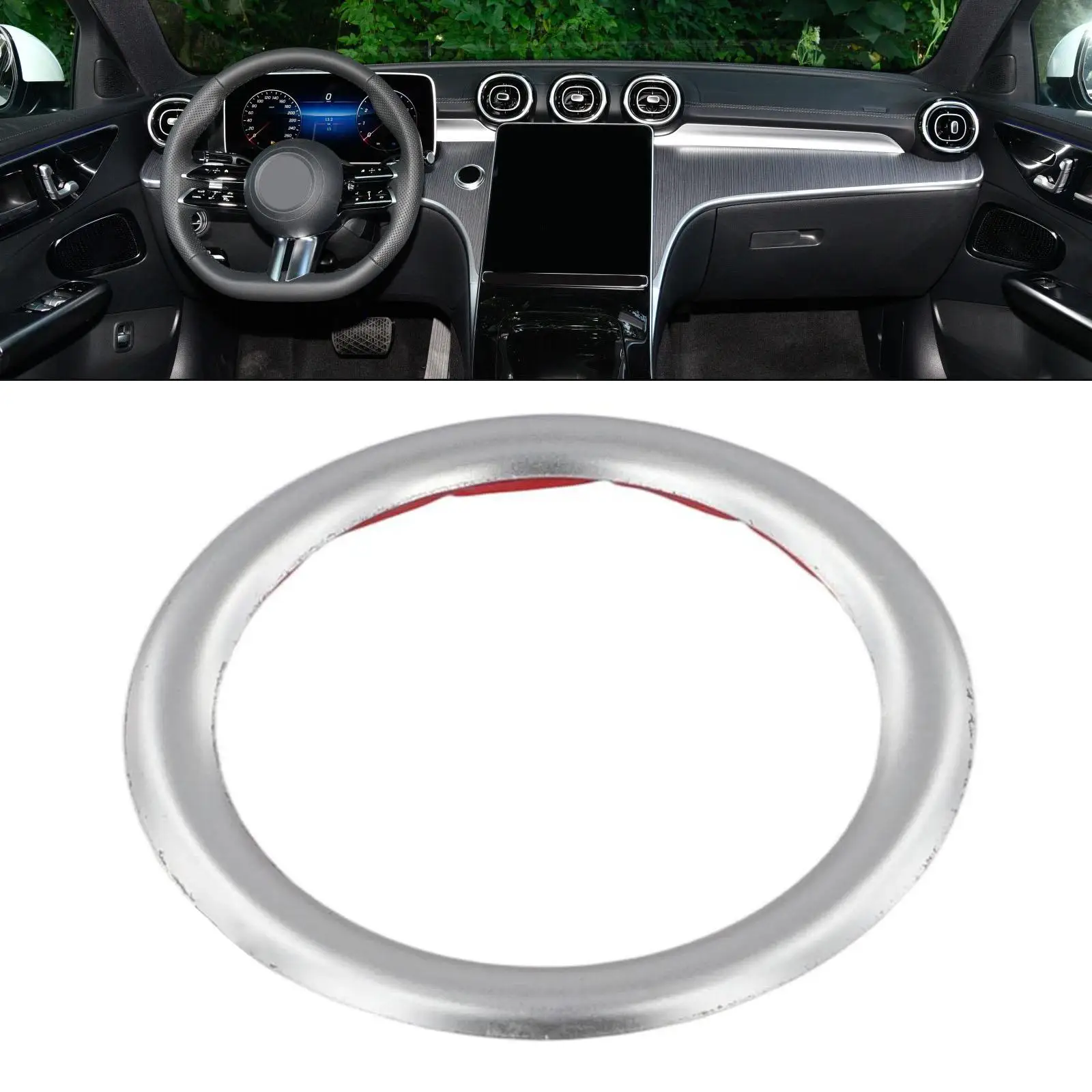 

Ignition Keyhole Circle Trim Cover Ring Frame For Mercedes-Benz W204 W212 C218 X204 Ignition Key Hole Cover Trim Sticker