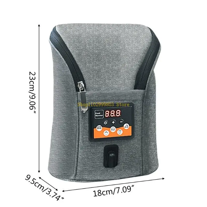 Multifunctional Car USB Baby Dual-bottle Milk Warmer Thermostat Adjustable Warm J0MF