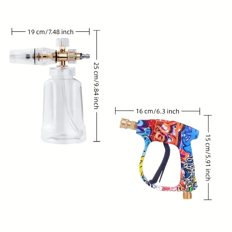 High Pressure Washer Kit 1/4