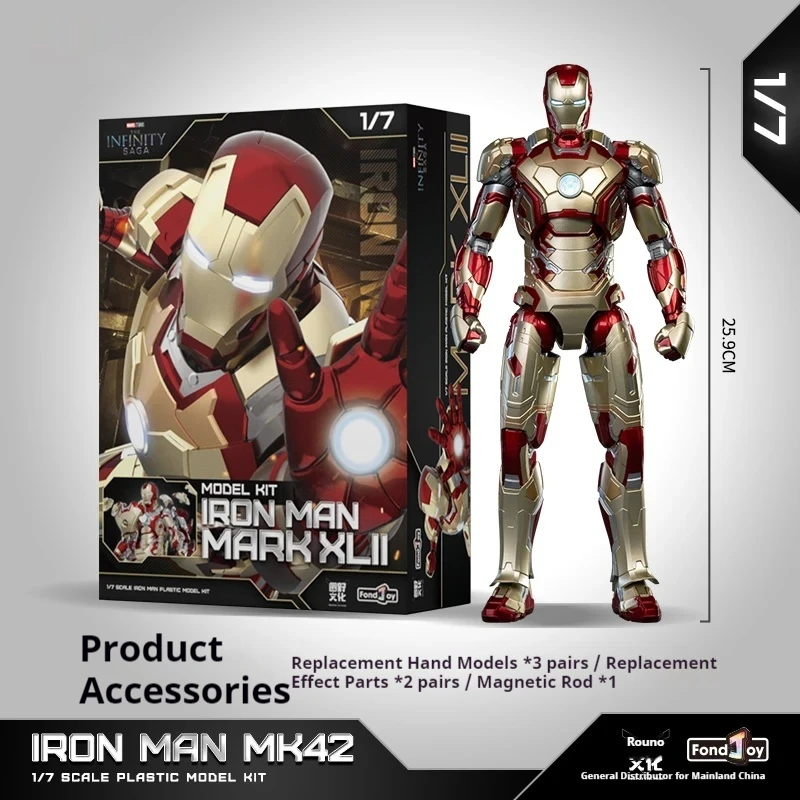 1/7 Iron Man Mk42 Serie Actiefiguren Model Kit Montage Speelgoed Desktop Ornament Decoar Anime Collectie Fans Jongen Verjaardagscadeau