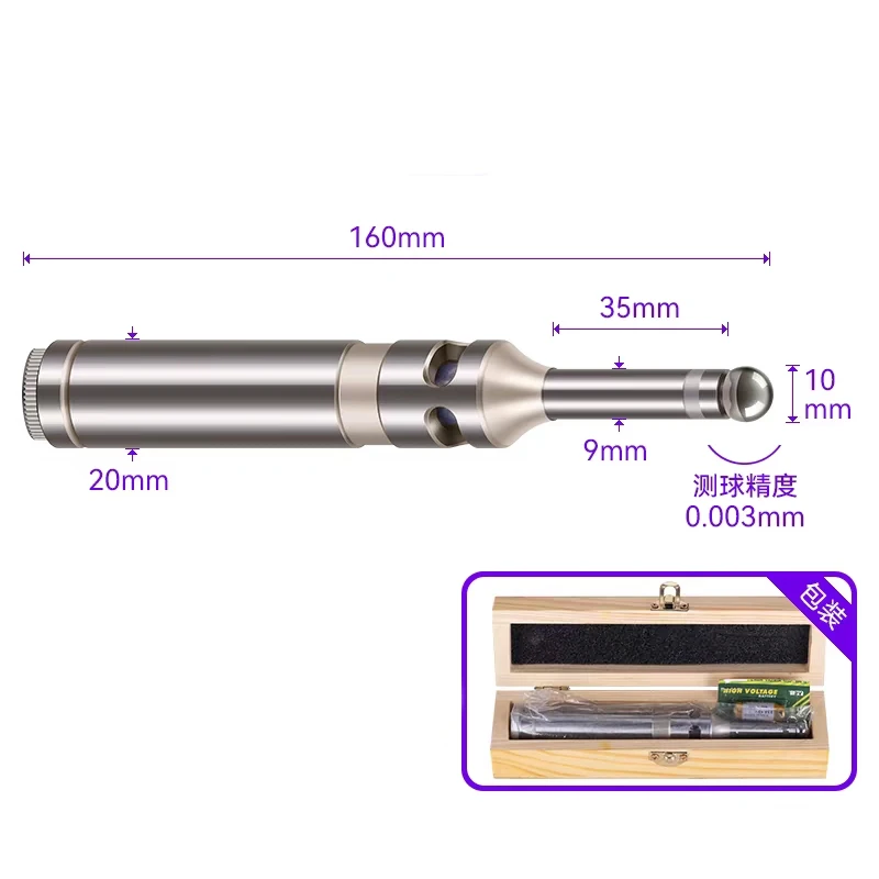 C16 C20 C32 fotoelettrico edge Center Finder sensore Touch Point macchina CNC precisione LED Sound Optical Edge Finder