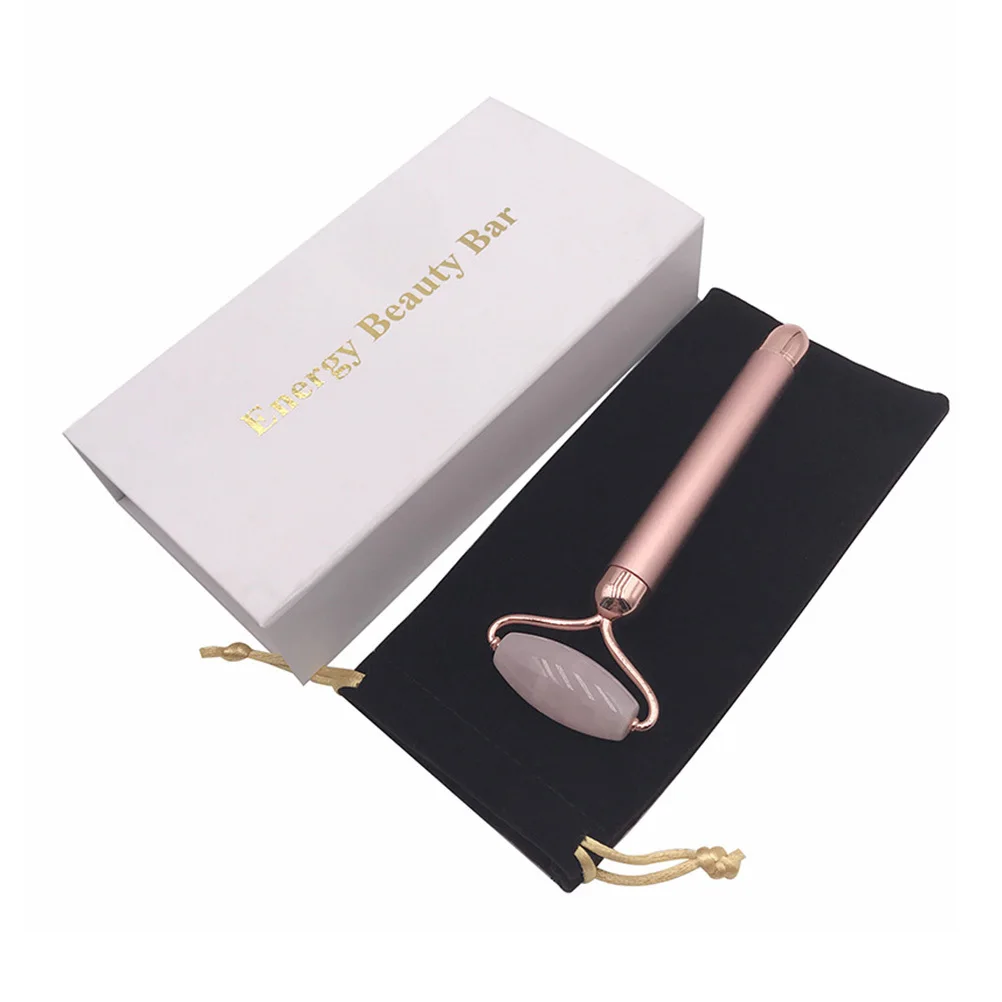 

1Set Rose Gold Jade Roller Face Massager Skin Tightening Slimming Tool Body Circulation Edema Removal Beauty Tool