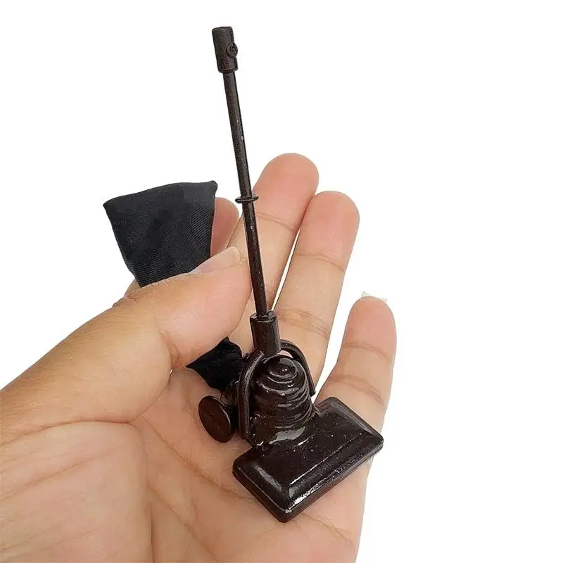 Aspirador de Pó de Brinquedo Xm1pc para Casa de Bonecas, Acessórios de Decoração de Móveis, Modelo de Simulação 1/12