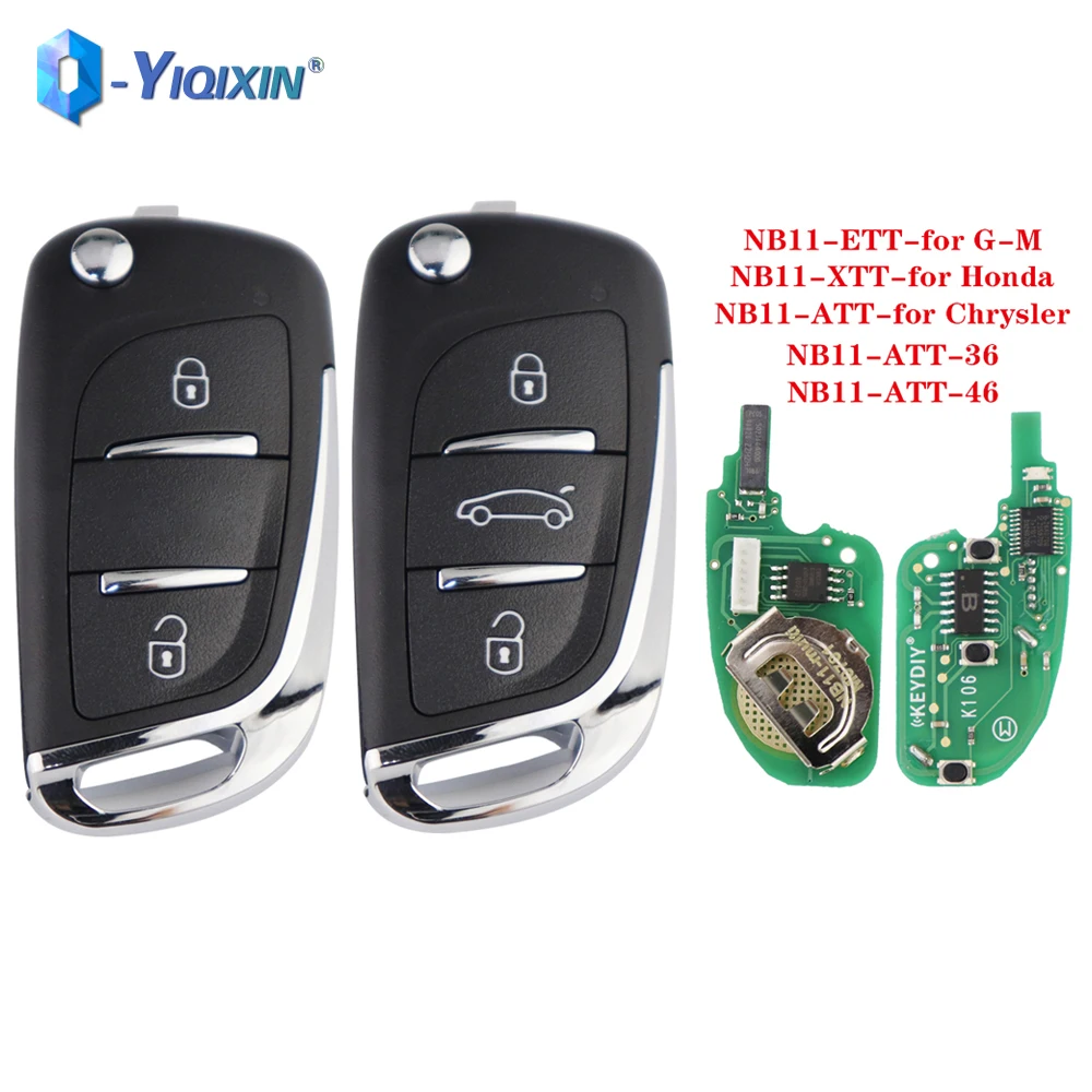 KEYDIY NB11 5 PCS/LOT 2 3 Button Universal Multi-functional KD Remote NB Series Key For KD900 URG200 Remote Master XNRKEY ATT-36