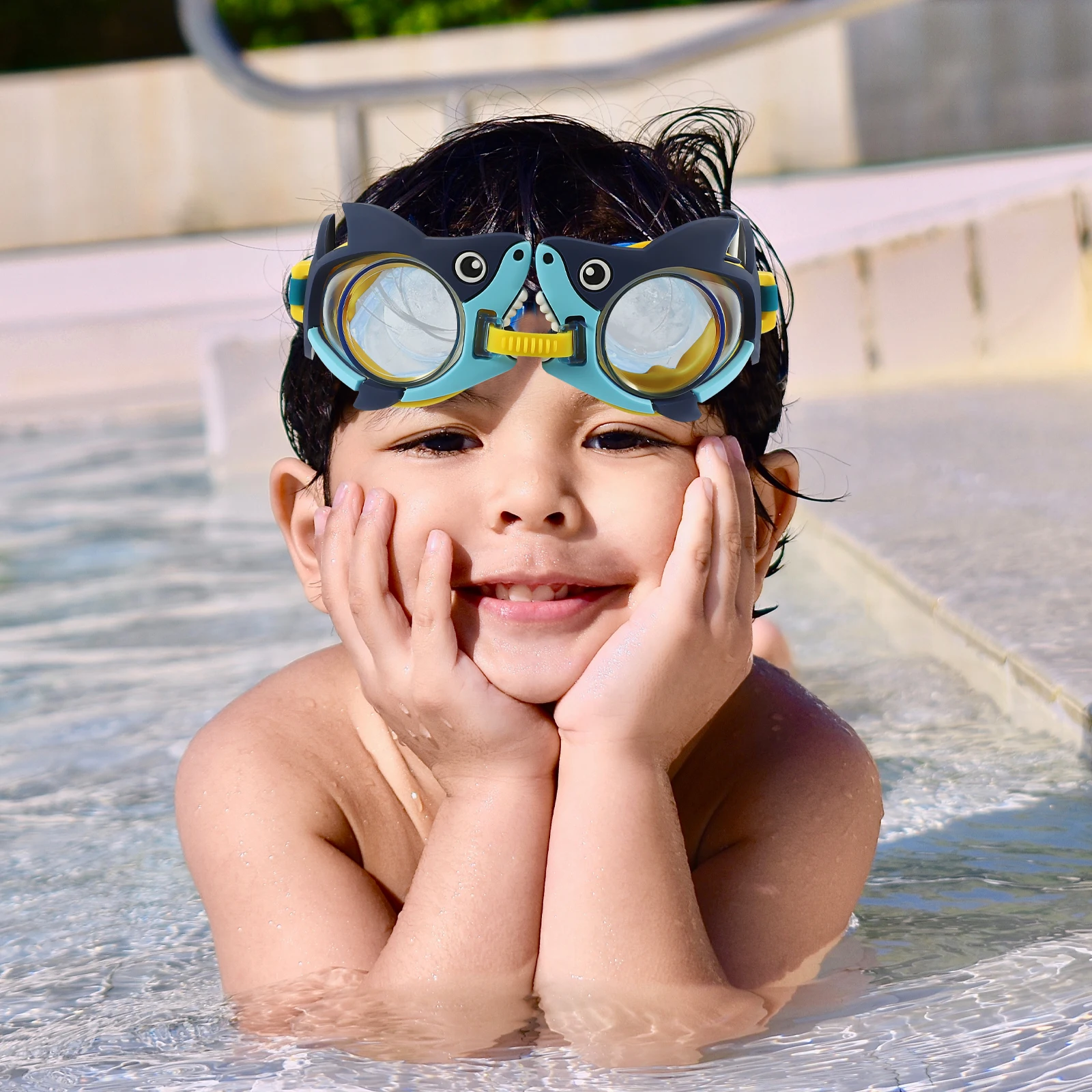 

Swim Goggles Anti Vision Comfortable Fit Flexible Material Perfect Gift for 3-14 Years Old Swimming