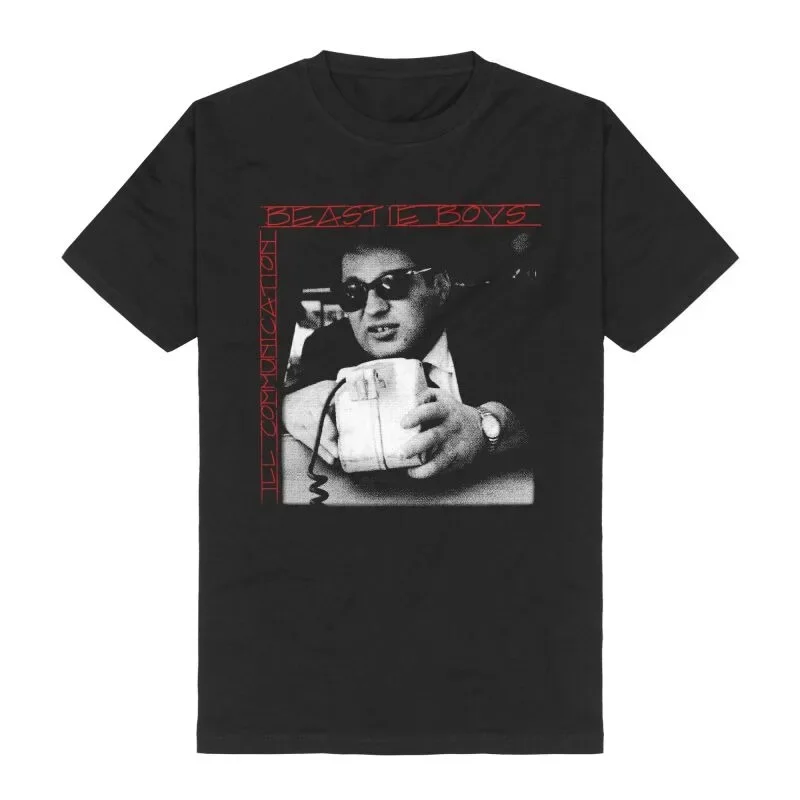 Beastie Boys Klassisches Logo-inspiriertes Baumwoll-T-Shirt Minimalistisches Retro Hip-Hop Streetwear T-Shirt – Detail 4