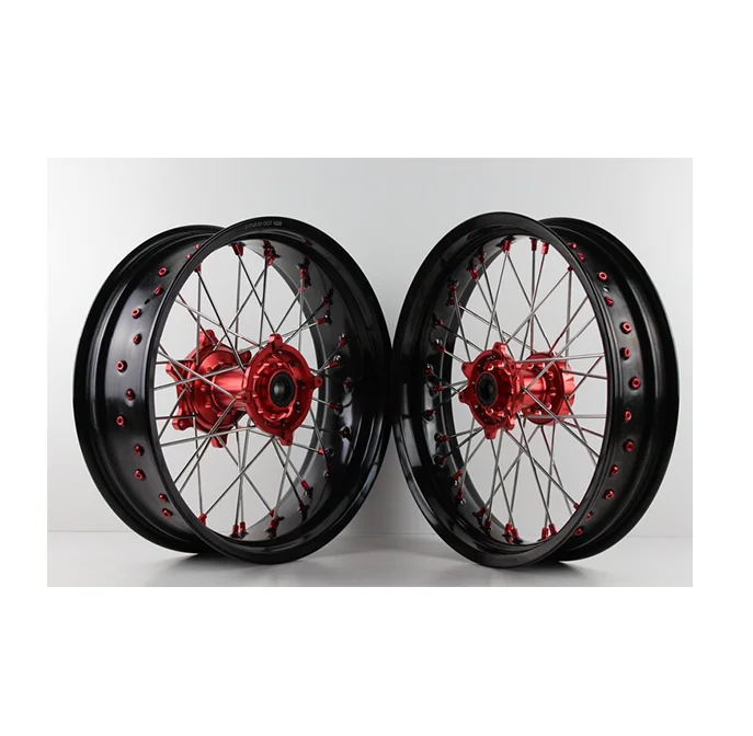 High Quality  Aluminum Alloy 17  Motorcycle Supermoto Wheels for Honda CRF 250 450