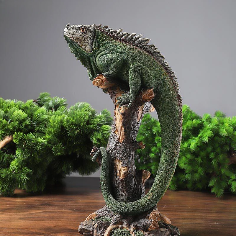 

Creative lizard statue desk ornaments lizard resin animal sculpture living room decoration crafts modern decoration