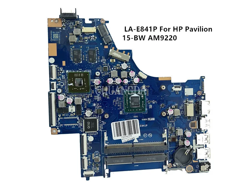 

LA-E841P For HP Pavilion 15-BW AM9220 Notebook Mainboard AM9220 DDR4 Laptop motherboard