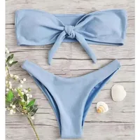 Sexy Bikini Bottoms Women's 2025 Swimsuit Low Waisted Bottom Solid Color Swimwear Thong Beachwear Brazilian Bathing Suit Summer 3
