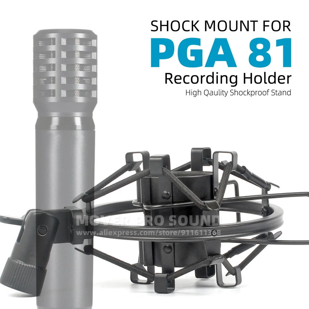 Compatible With Shure PGA81 PGA 81 Shockmount Anti Vibration Mic Stand Shockproof Clip Holder Bracket Microphone Shock Mount