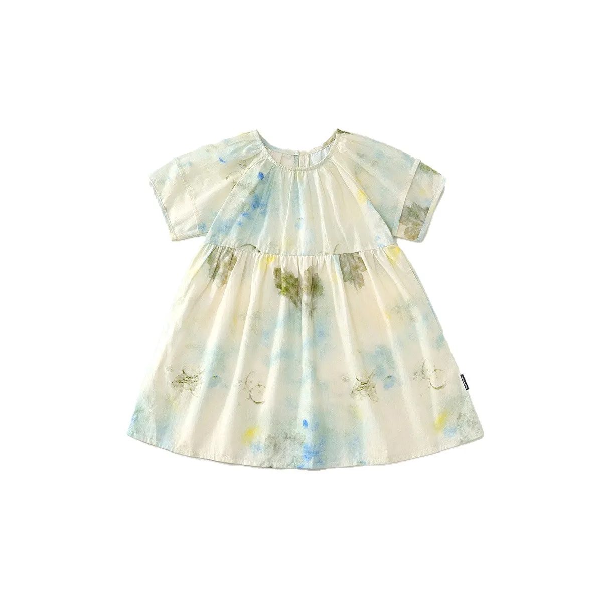 

Girls Designer Princess Dress 2025 Summer New Short Sleeve Party Gown Chic Fashion Toddler Kids Casual Wear