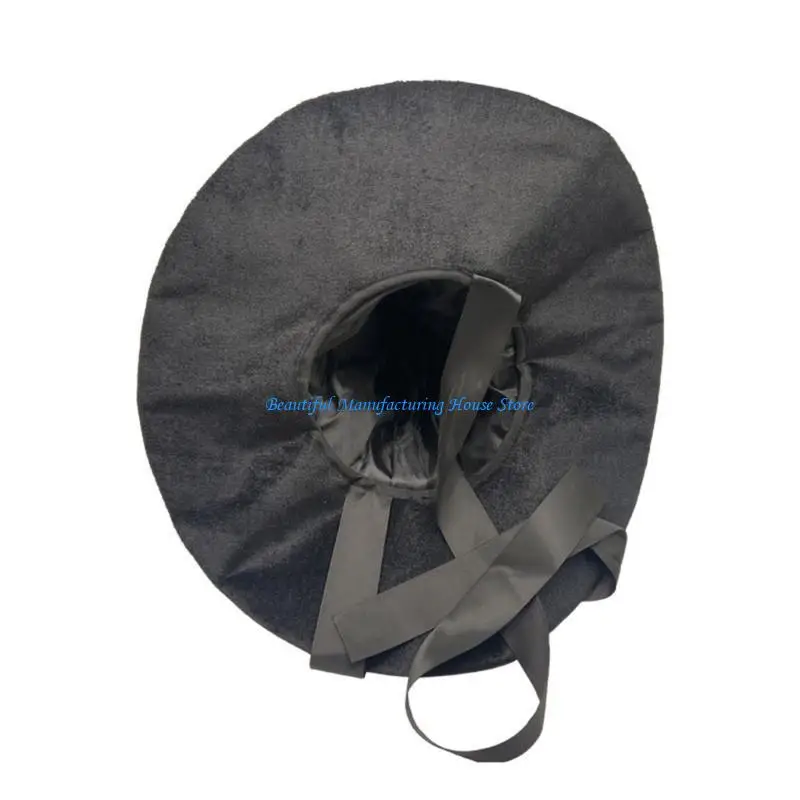 E56A قبعة الساحرة هالوين عيد الفصح حزب الساحرة القبعات حفلة تنكرية معالج الدعائم قبعة سوداء #2