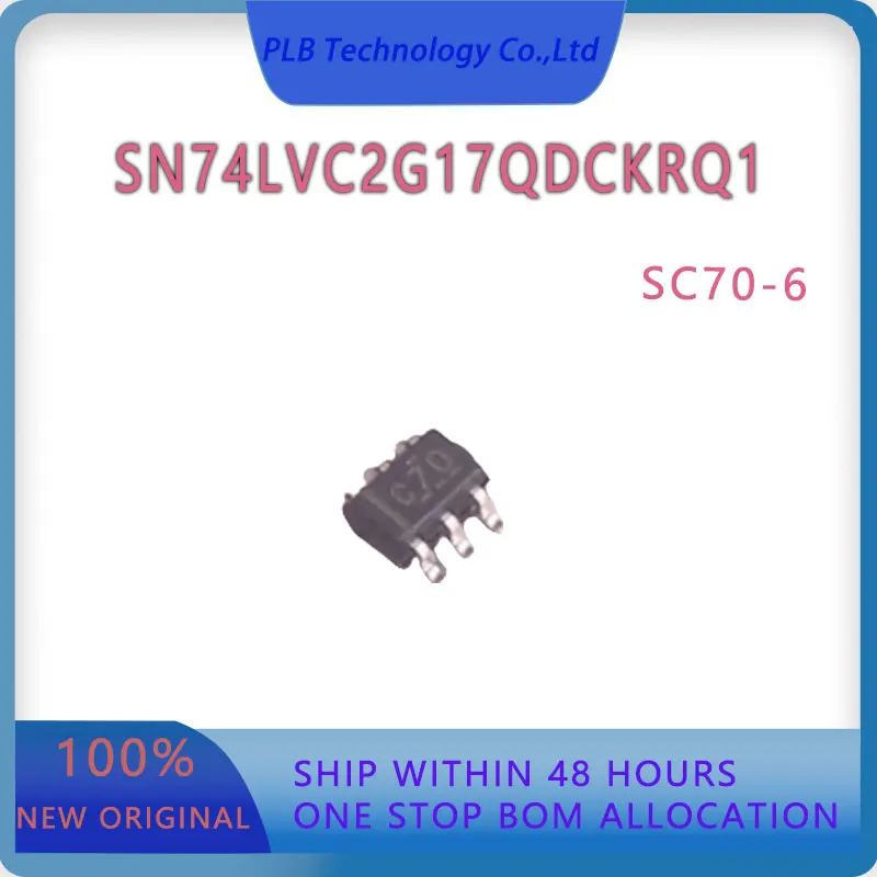 

Original SN74LVC2G17-Q1 SN74LVC2G17QDCKRQ1 SC70-6 Buffers with Schmitt-Trigger Inputs IC Chip Stock New
