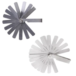 Stainless Steel Feeler Gauge Thickness Gauge Fitting for Measuring for Gap Width/Thickness Accurate Clear Scale Feeler