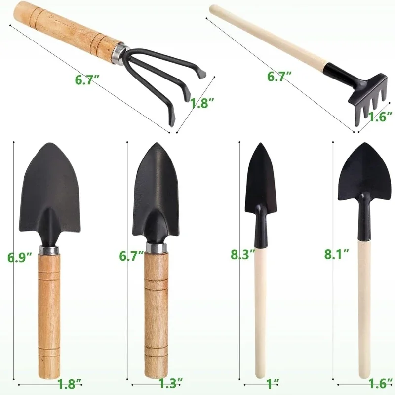 Mini outils de jardinage multifonctionnels, ensemble de jardinage, outils à main, plantes en pot, plantation de fleurs, décoration d'intérieur, 3 pièces