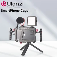 Ulanzi Lino Funda protectora universal para teléfono inteligente con plataforma de mango lateral para iPhone16 15 14 13 12 Pro Max Samsung Xiaomi OPPO