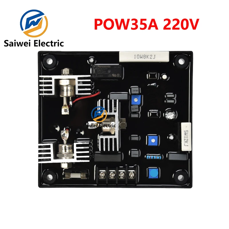 AVR POW50A POW35A Automatic Voltage Regulator Universal Brushed and Brushless Generator Stabilizer Control Regulator Module