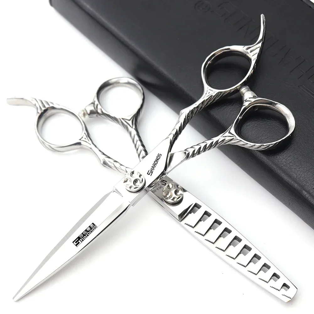 

SHARONDS Hairdressing Professional Scissors 6 Inch Hairdresser Specificlied Dedicated Clippers Barber Thin Shears Hair Scissors