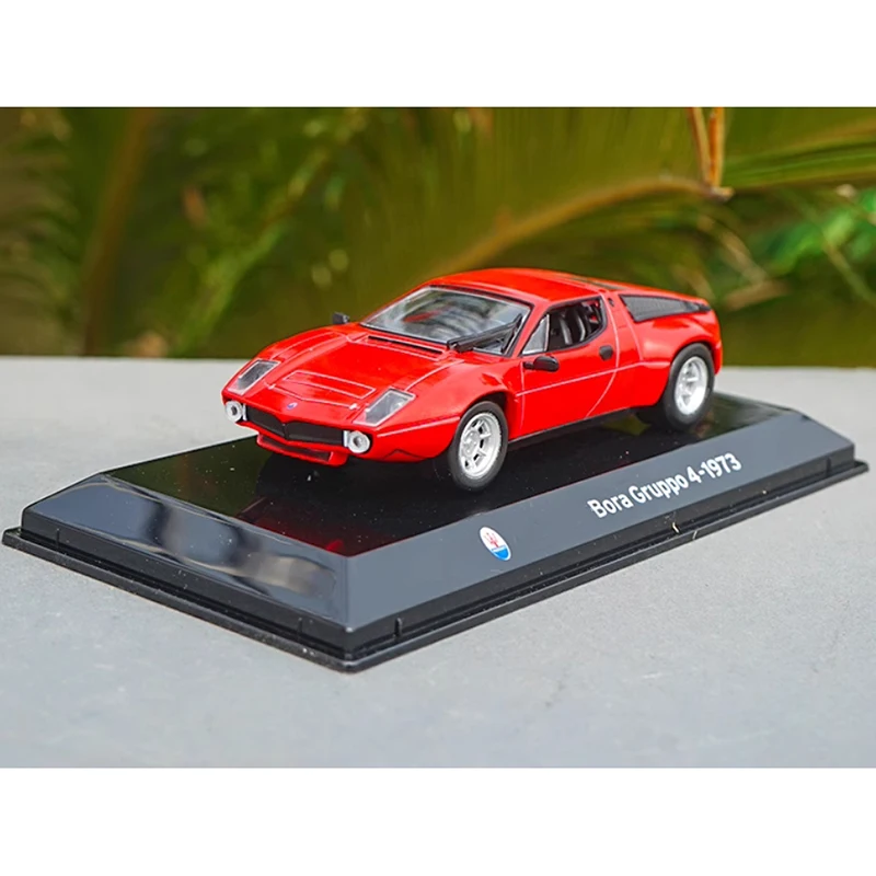 Ixo Diecast 1/43 Scale Bora Cruppo 4-1973 Alloy Classic Car Model Collection Souvenir Static Display Ornaments Vehicle Boy Gift