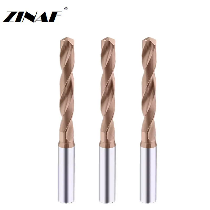 Carbide drill 3D 5D Internal cooling bit 3-16mm d6 d8 CNC High hard coating bit High efficiency wear-resistant cooling drill