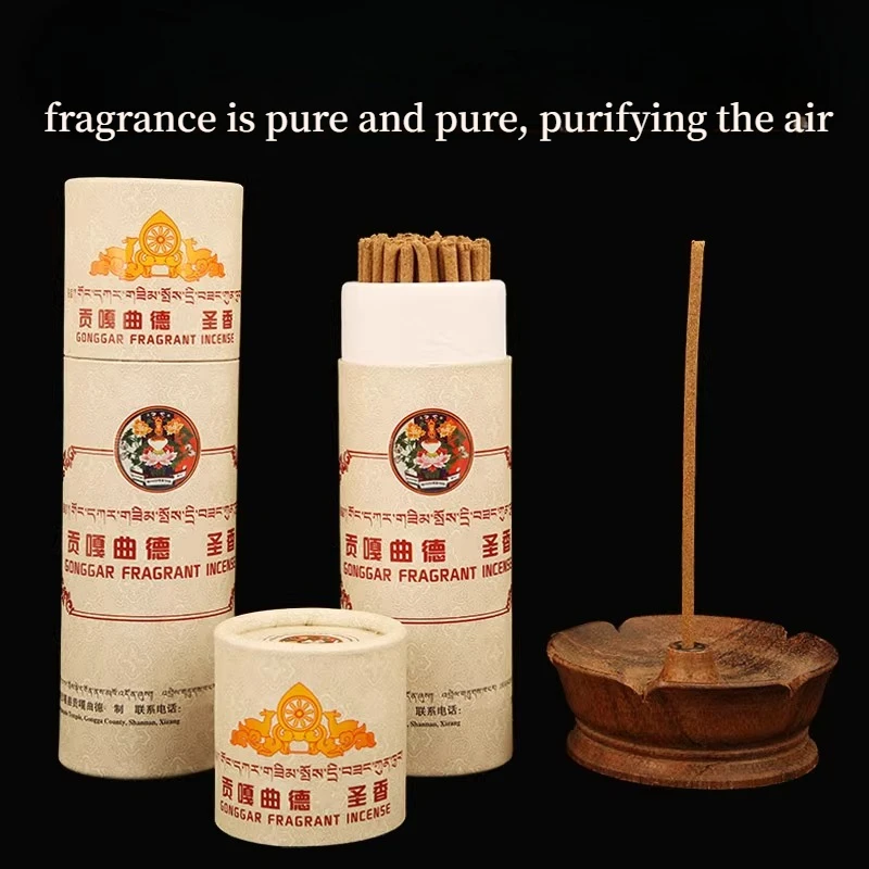 Natural Handmade Cone-shaped Incense Stick Offered Buddha Household Tea House Office Praying Blessings Purifying Air Joss Stick