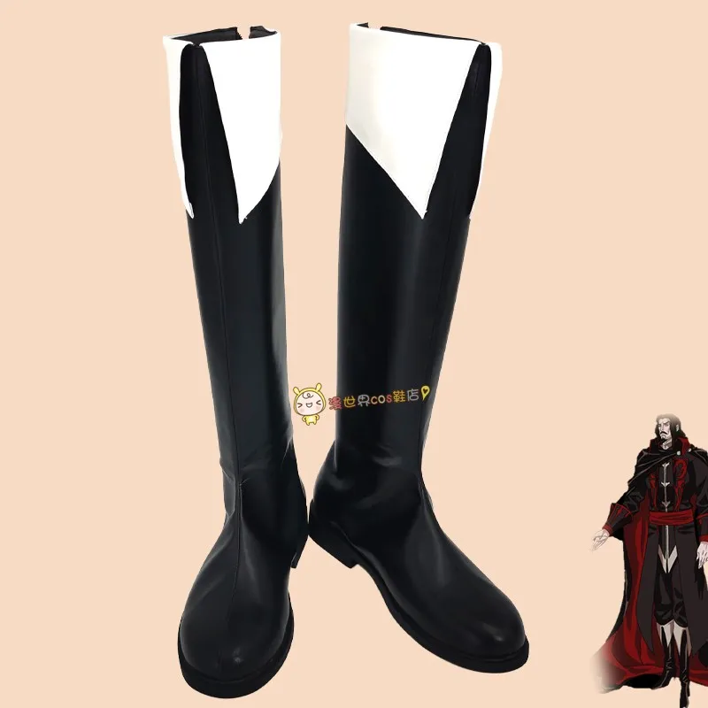 

Castlevania Dracula Vlad Tepes Cosplay Shoes Boots TV Version Vampire Halloween Carnival Party Christmas Customized