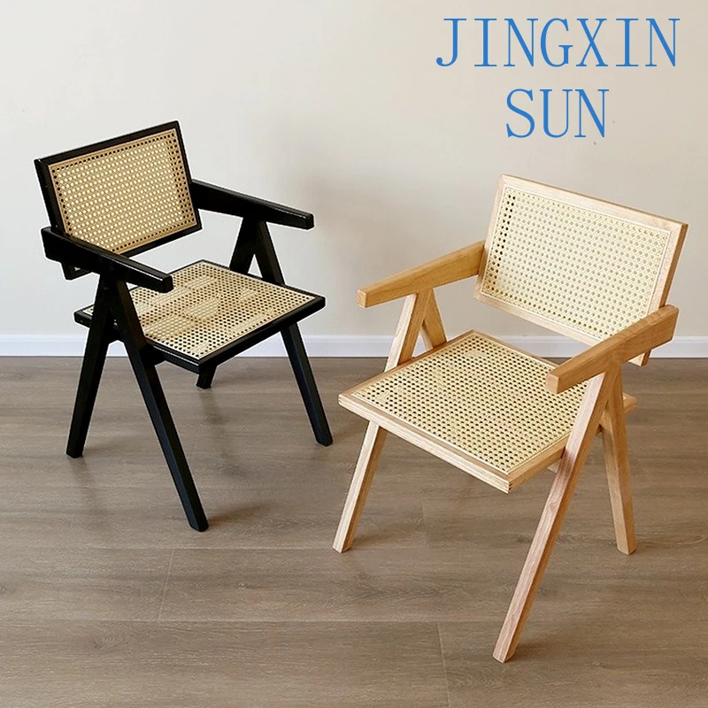 Sofa Chair Modern Minimalist Backrest Recliner Ash Wood Leisure Living Room Chair