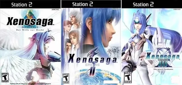 

PS2 Copy Disc Game Xenosaga Series With Manual Unlock Console Station 2 Retro Optical Driver Video Game Machine parts