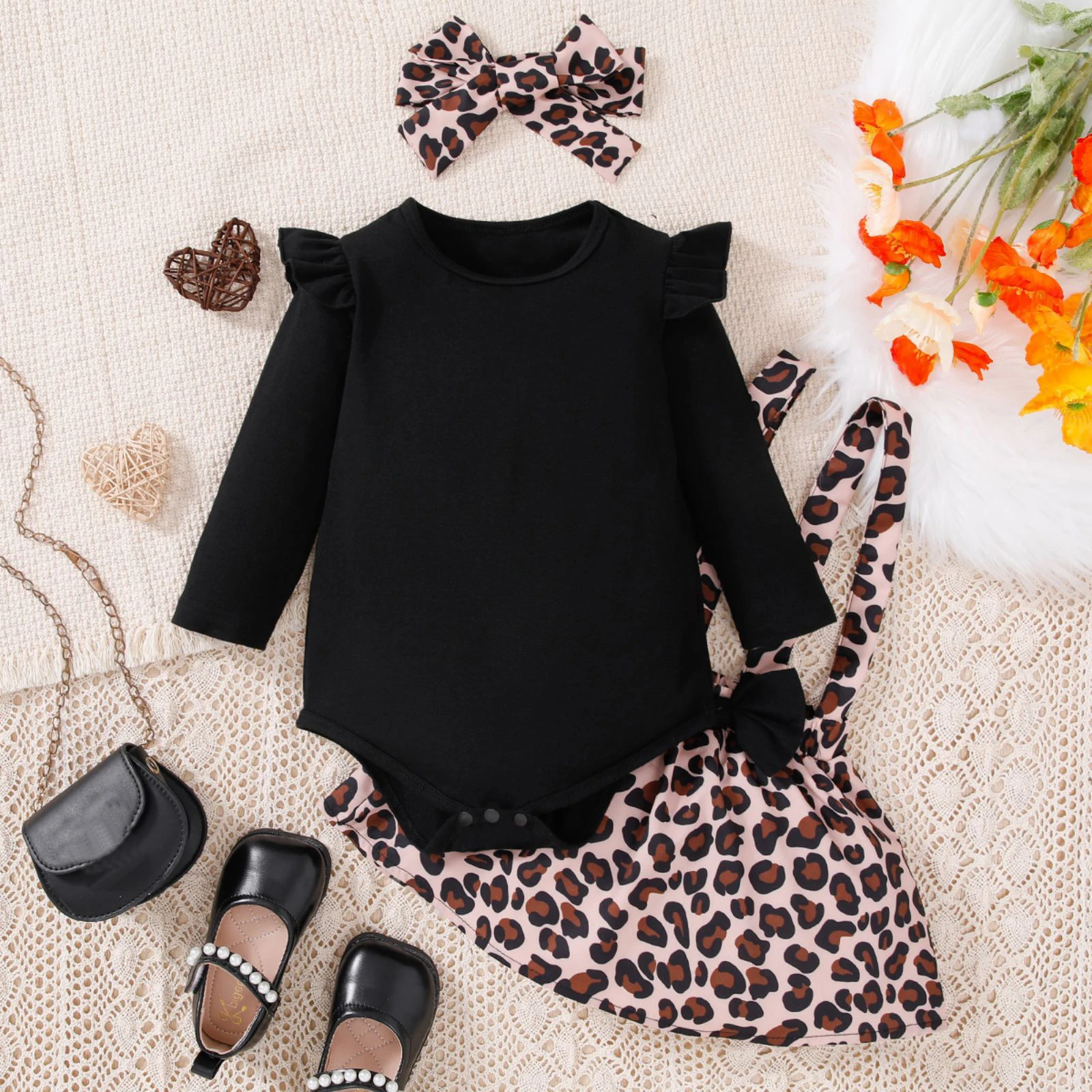

Two Piece Set Newborn Baby Girl Romper Infant Jumpsuit Thicken Jumpsuit Fall Winter Newborn Clothes Боди Для Новорожденных